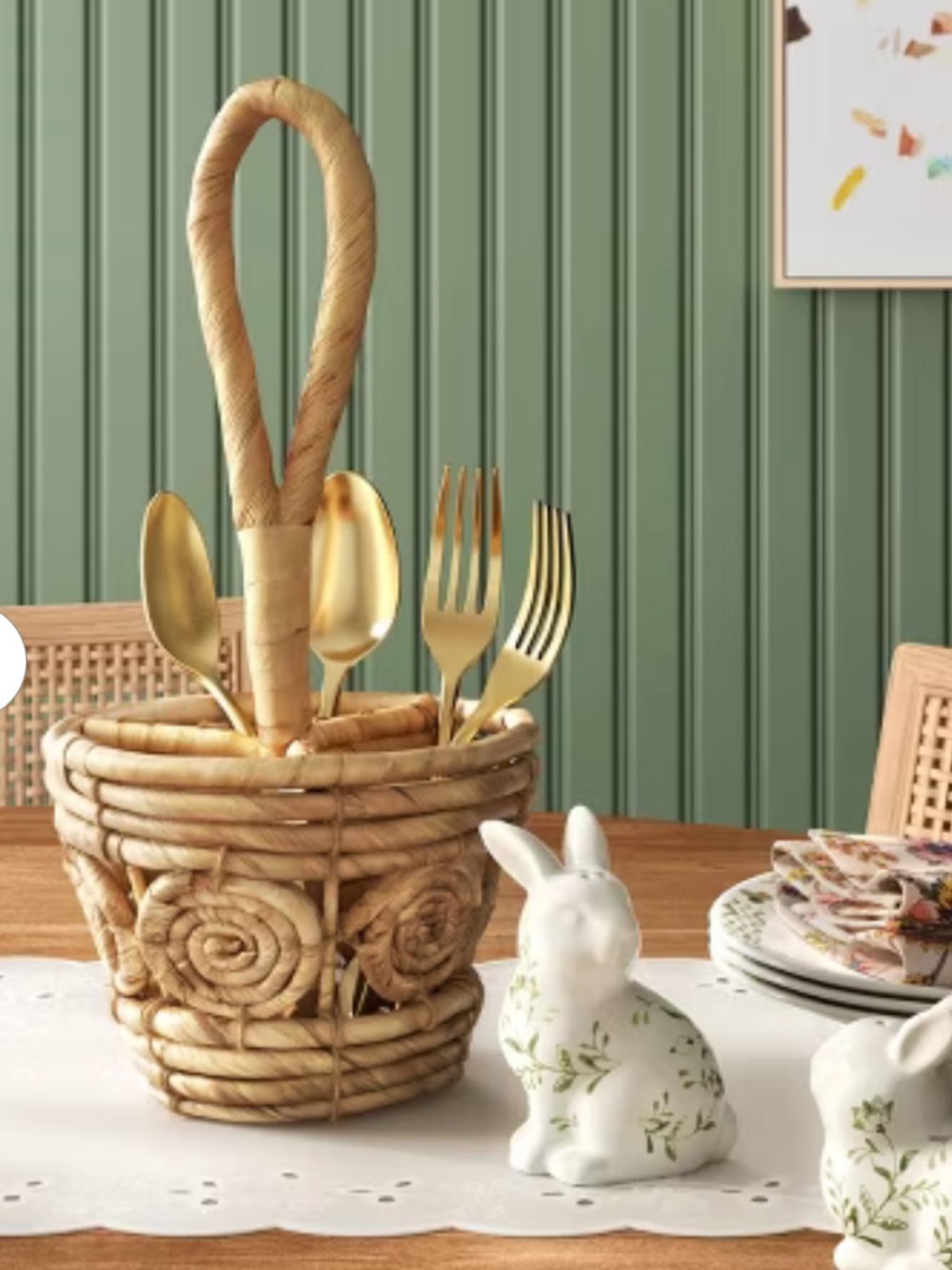 New Woven Utensil Caddy - Threshold - Picture 2 of 3